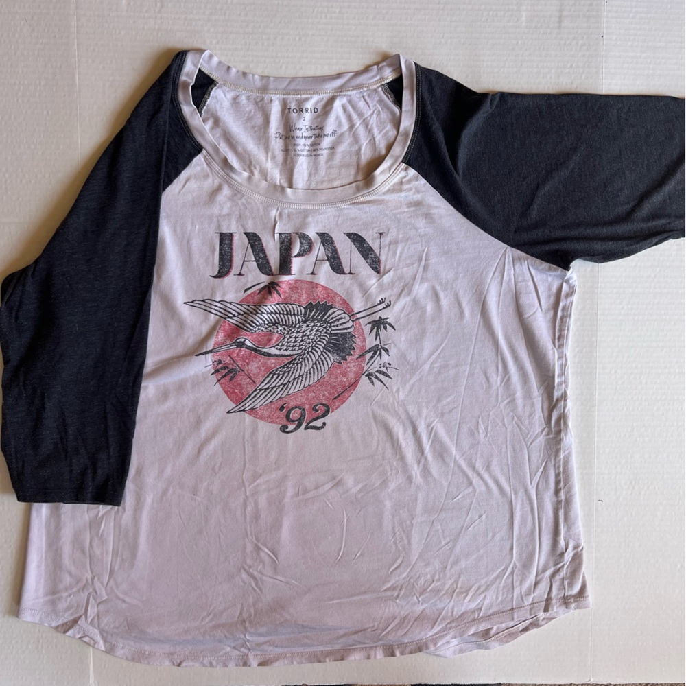 Torrid, Vintage 3/4 sleeve T-shirt, Japan ‘92, Size 2 (XXL), used